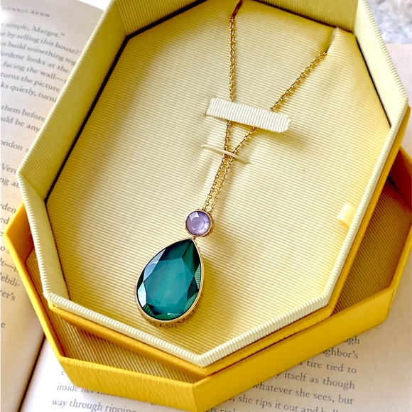 Swarovski “Orbita” Reversible Drop Cut, Multicolored Necklace - Picture 16 of 16